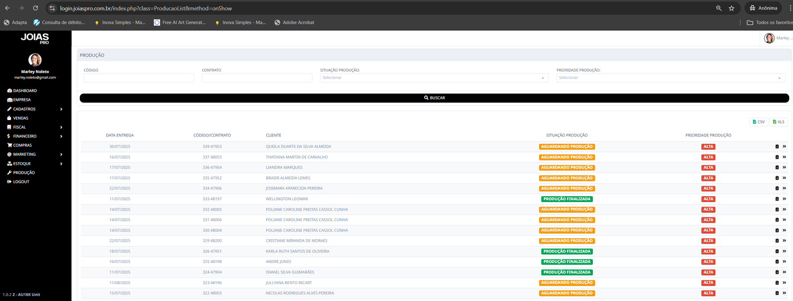 Gestão de Produção